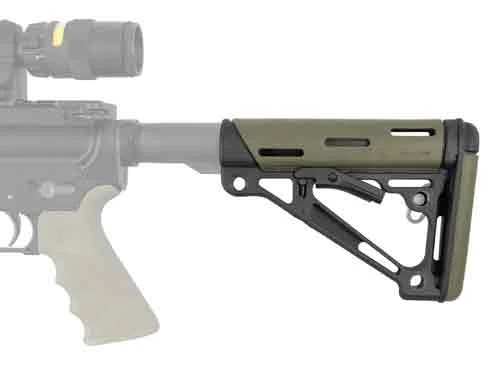 HOGUE AR-15 COLLAPSIBLE STOCK - OD GREEN RUBBER COMMERCIAL - Image 3