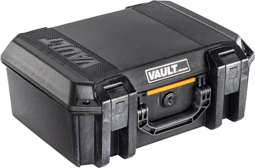 PELICAN VAULT V300 LARGE- - 5 PISTOL CSE PRE CUT FOAM BLK