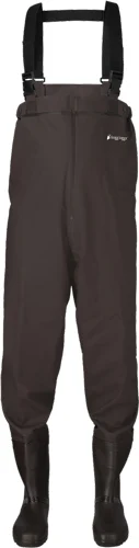 FROGG TOGGS MEN'S RANA PVC LUG - CHEST WADER BROWN SIZE 10