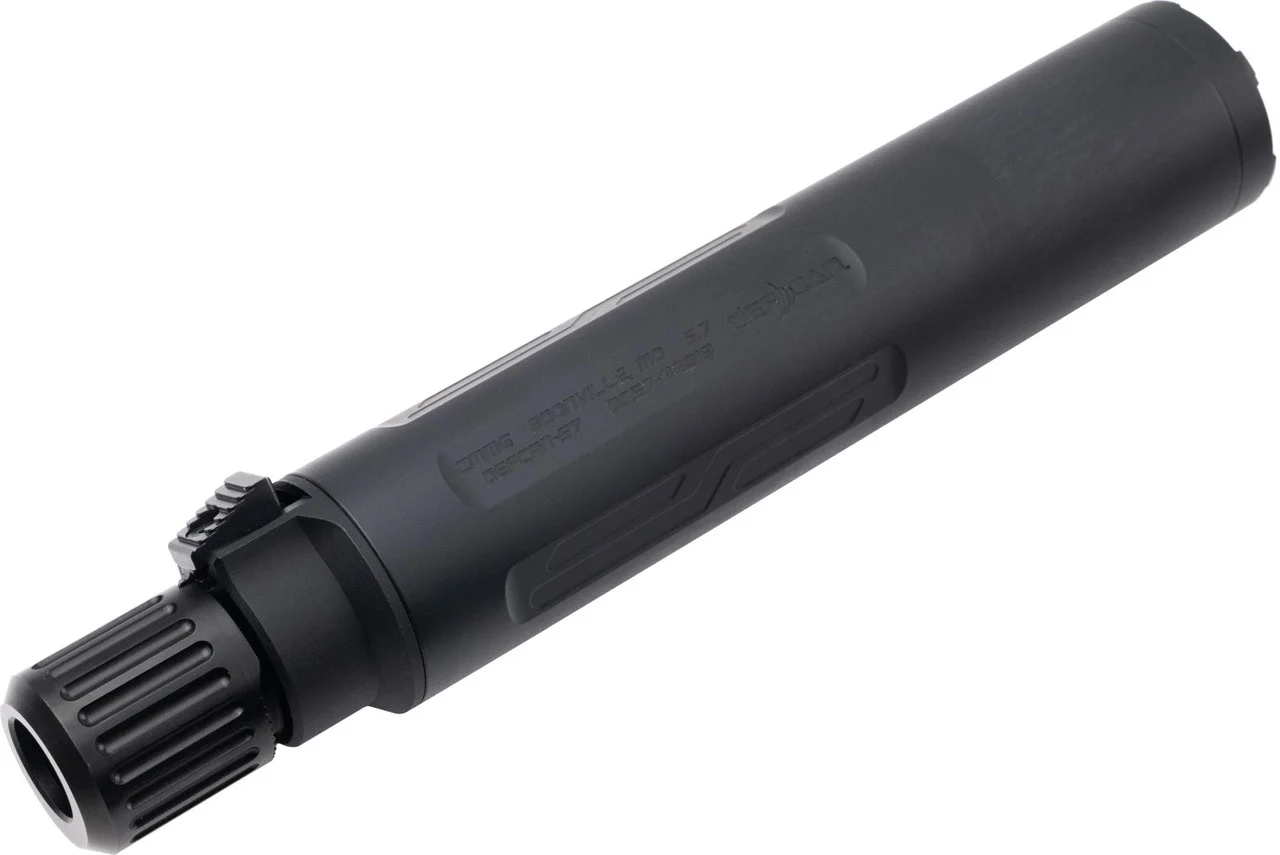 CMMG Defcan 57 Suppressor - Black | 1/2-28