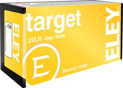 ELEY TARGET 22LR 40GR RN - 50RD 100BX/CS