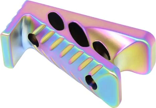 GUNTEC AR15 MICRO ANGLE GRIP - RAINBOW PVD COATED