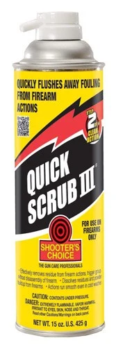 SHOOTERS CHOICE QUICKSCRUB III - CLEANER/DEGREASER FOAM 15OZ.