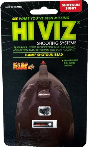 HIVIZ FLAME SHOTGUN RIB FRONT - SIGHT W/RED LITEPIPE - Image 2