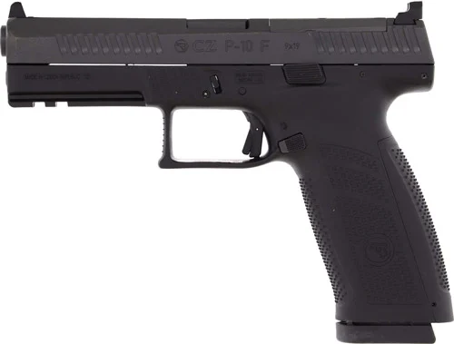 CZ P-10 F OR 9MM FS 10RD - REVERSIBLE MAG CATCH BLACK - Image 2