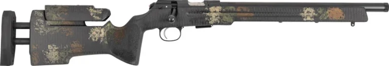 CZ 457 VARMINT 22LR 16" BLUE - THREADED BBL. MANNERS CAMO STK