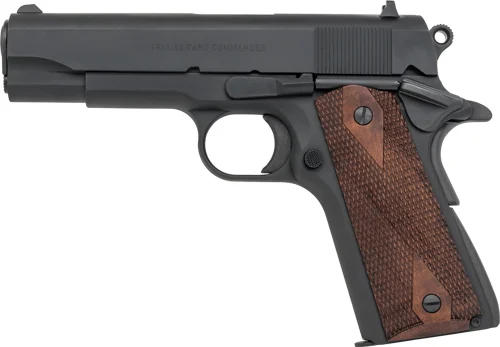 TISAS 1911 TANK COMMANDR 45ACP - 4.25" BBL WOOD GRIP 7RD BLACK - Image 3