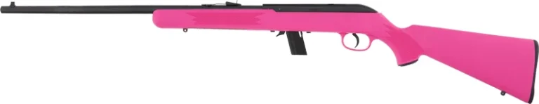 SAVAGE 64F 22LR 21" BBL - BLUED/PINK SYNTHETIC