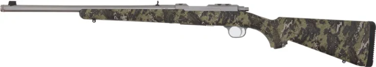 RUGER 77/357 357 MAGNUM - SS CAMO W/RINGS THREADED