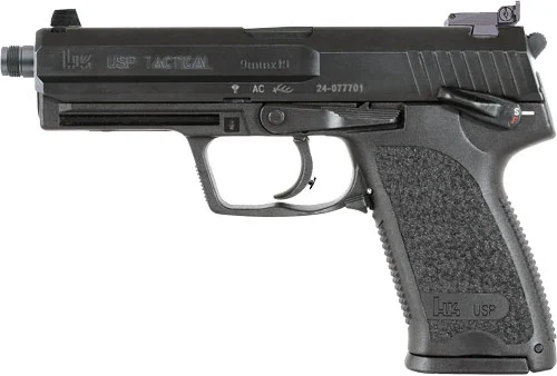 HK USP9 TACTICAL V1 9MM - 4.86" BBL 2-15RD BLACK