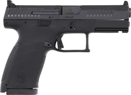 CZ P-10 C OR 9MM FS 15-SHOT - REVERSIBLE MAG CATCH BLACK