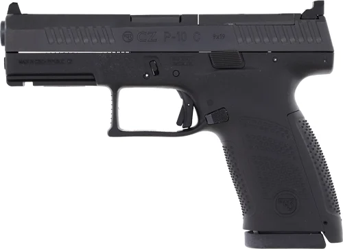 CZ P-10 C OR 9MM FS 15-SHOT - REVERSIBLE MAG CATCH BLACK - Image 2