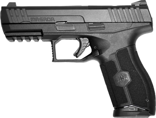 IWI MASADA 9MM 4.1" 3-DOT - OPTICS READY 2-17RD MAG BLACK - Image 3