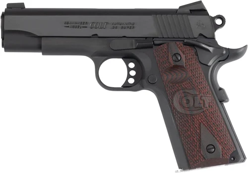 COLT COMBAT COMMANDER 38 SUPER - 4.25" 9" BLUED G10 GRIPS - Image 2