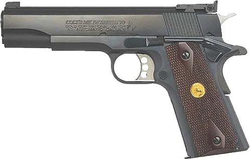 COLT GOLD CUP NATIONAL MATCH - 38 SUPER 5" 8RD BLUED WALNUT