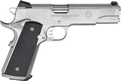 SPRINGFIELD 1911 TRP 45ACP 5" - 7RD SS/G10 RANGE BAG CA COMP