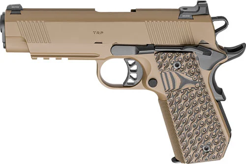 SPRINGFIELD 1911 TRP 45ACP - 4.25" 7RD COYOTE W/CARRY CUT