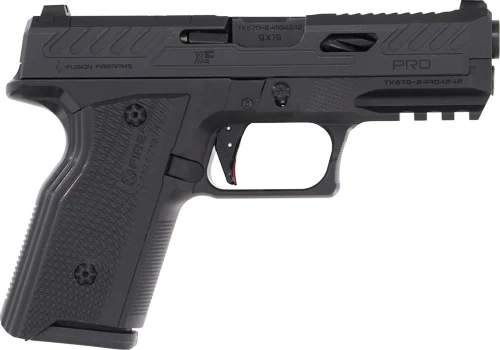 FUSION XF PRO 9MM 4" 10RD - BLACK OPTIC READY/GLOCK MAGS