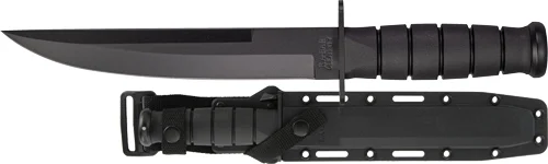KA-BAR MODIFIED TANTO 8" PLAIN - EDGE BLADE W/HARD PLASTIC SHTH