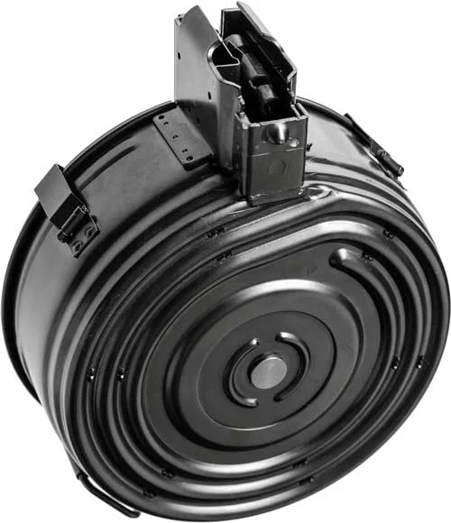 KCI USA INC MAGAZINE AK-47 - 7.62X39 75RD BLACK STEEL - Image 2