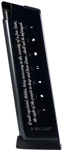MEC-GAR MAGAZINE 1911 GOVT. - 45ACP 8RD BLUED 2ND AMENDMENT