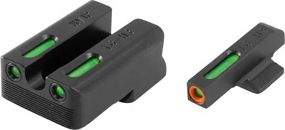 TRUGLO SIGHT SET 1911 260/450 - TFX PRO GREEN/ORANGE OUTLINE