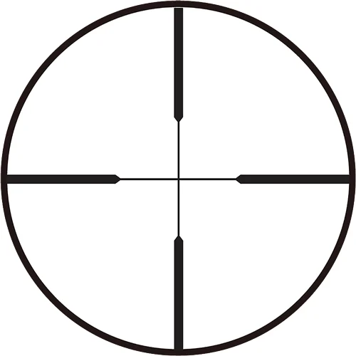 TRUGLO SCOPE BUCKLINE 4X32MM - DUPLEX BLACK W/WEAVER RINGS - Image 2