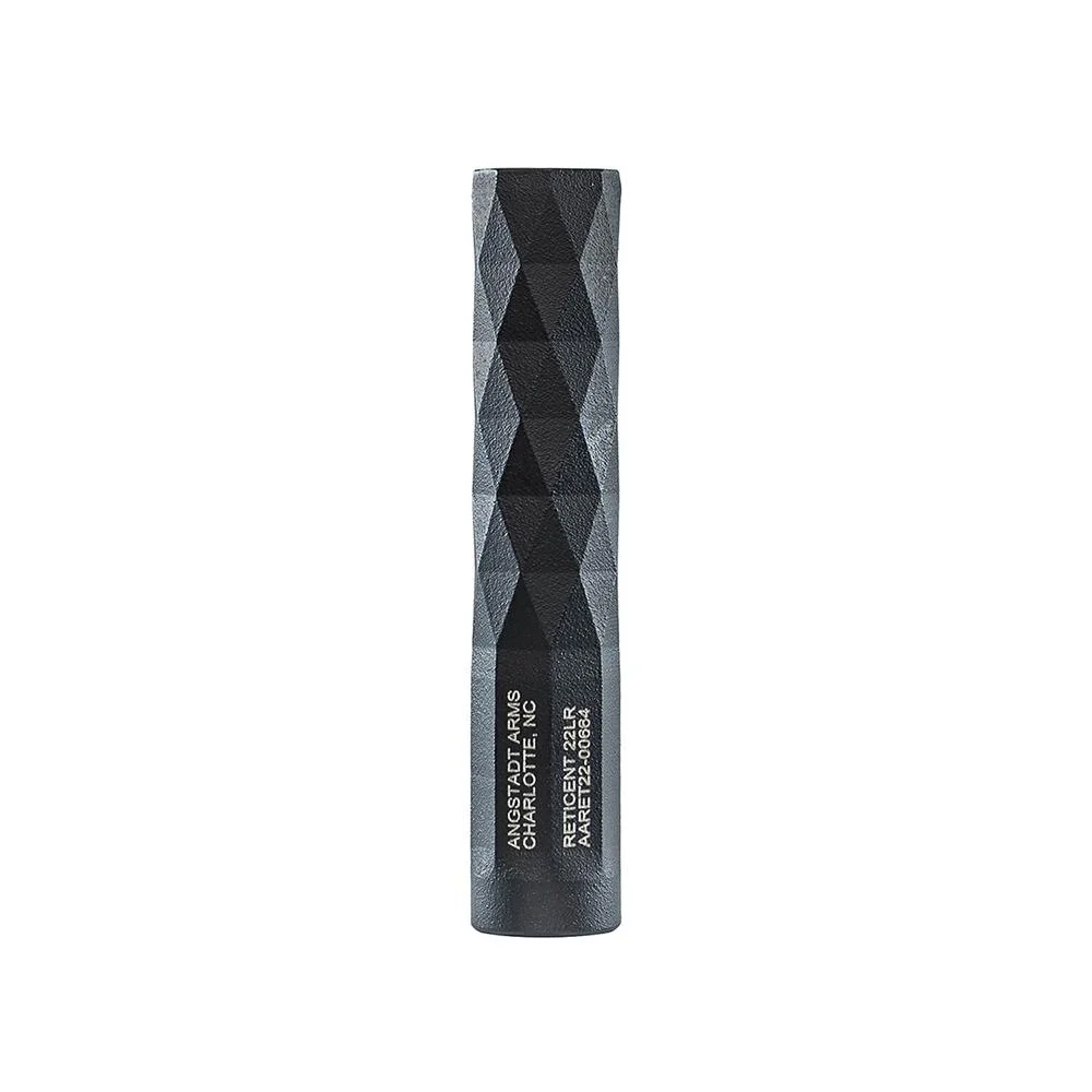 Angstadt Arms Reticent 22 Suppressor .22 LR 5" 1/2x28 Thread Only Black