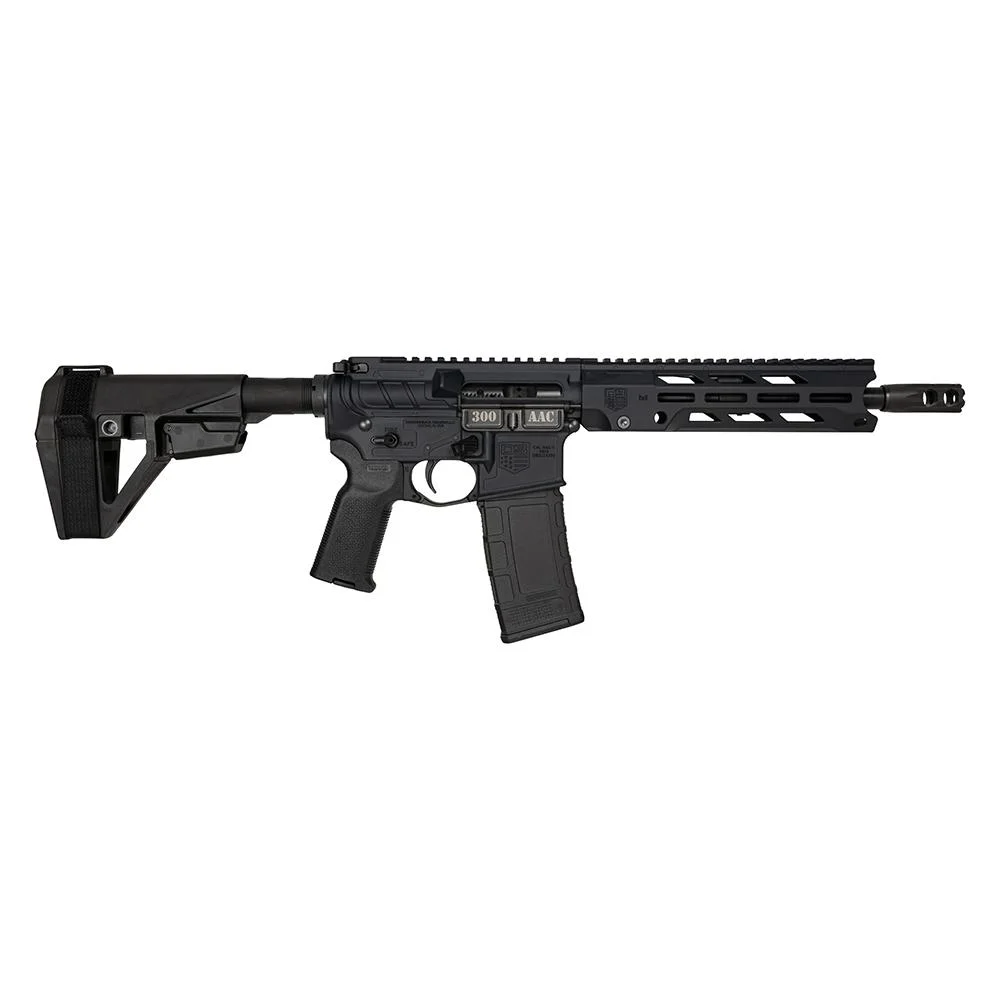 Diamondback DB15 Handgun 300Blk 30rd Magazine 10" 5/8x24 Threaded Barrel Black with SBA5 Brace