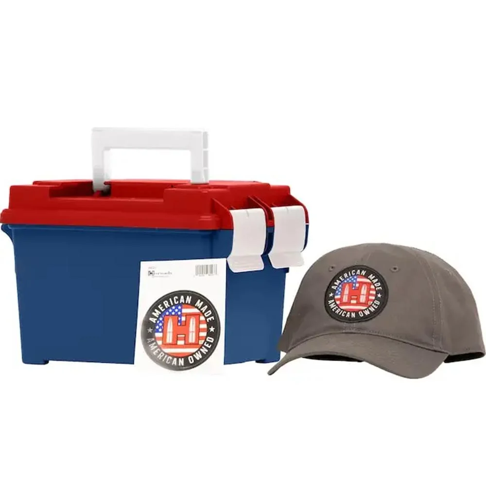 Hornady Frontier 250th Anniversary Ammo Can Combo 5.56mm NATO 55gr FMJ 3240 fps 250/ct w/ Hat and Sticker