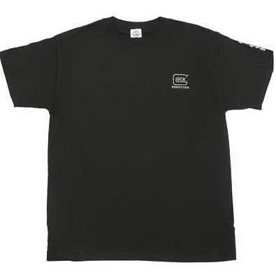 Glock Factory T-Shirt Black with Silver Logo - Xtra Large