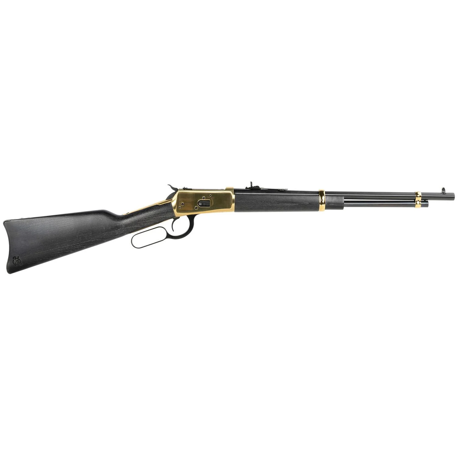 Heritage 92 Lever Action Rifle .45 Colt 8rd Capacity 18" PVD Gold Barrel Wood Stock
