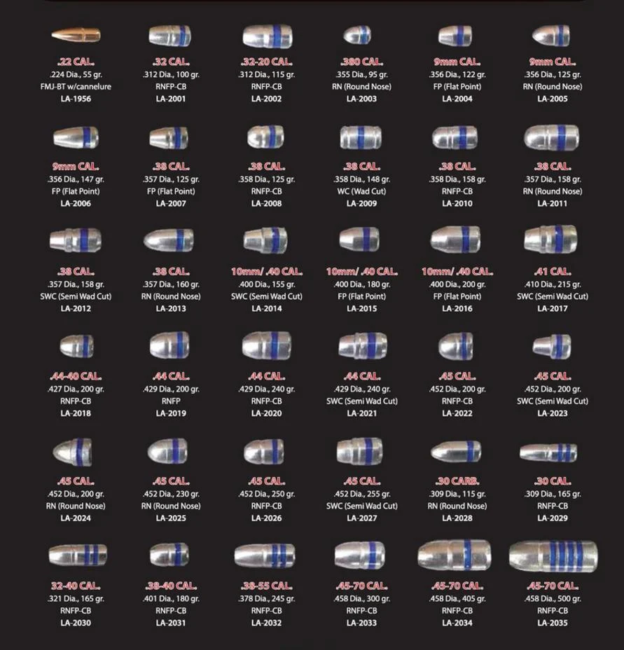 Lightning Ammo Lead Cast Handgun Bullets .38 Cal .358" 125 gr RNFP-CB 100/ct Box