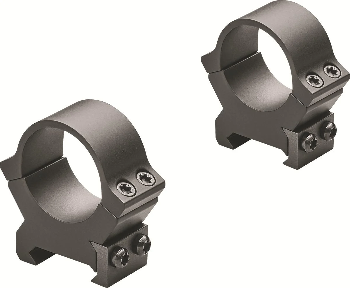 Leupold 2-Piece Precision-Fit PRW2 Weaver-Style Permanent Rings 30mm Low - Matte Black