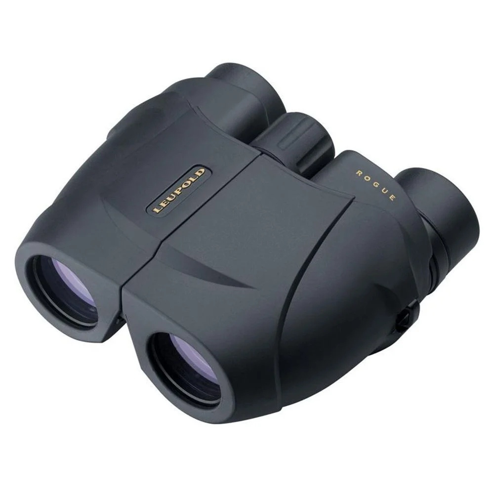 Leupold BX-1 Rogue Compact Binocular - 8x25mm Inverted Porro Prism Black