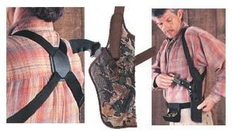 Uncle Mike's Sidekick Vertical Shoulder Holsters Fits 3-3/4" - 4 1/2" Brl Lg. Auto - RH