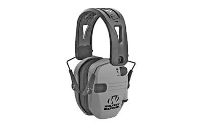 Walker's Razor Tacti-Grip Ear Muffs -Battleship Gray 23NRR