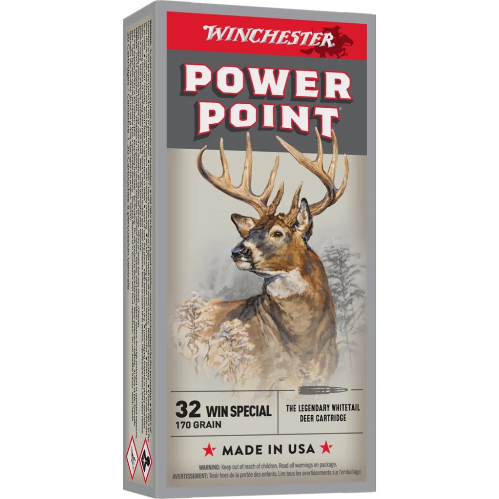 Winchester Super-X Power Point Rifle Ammunition .32 Win Special 170 gr. PSP 2250 fps 20/ct