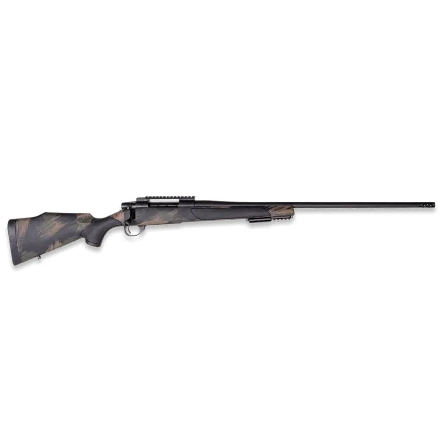 Weatherby Vanguard Black Hills Rifle .308 Win 5rd Capacity 20" Heavy Barrel Black Polymer Stock w/Green & Tan Paint