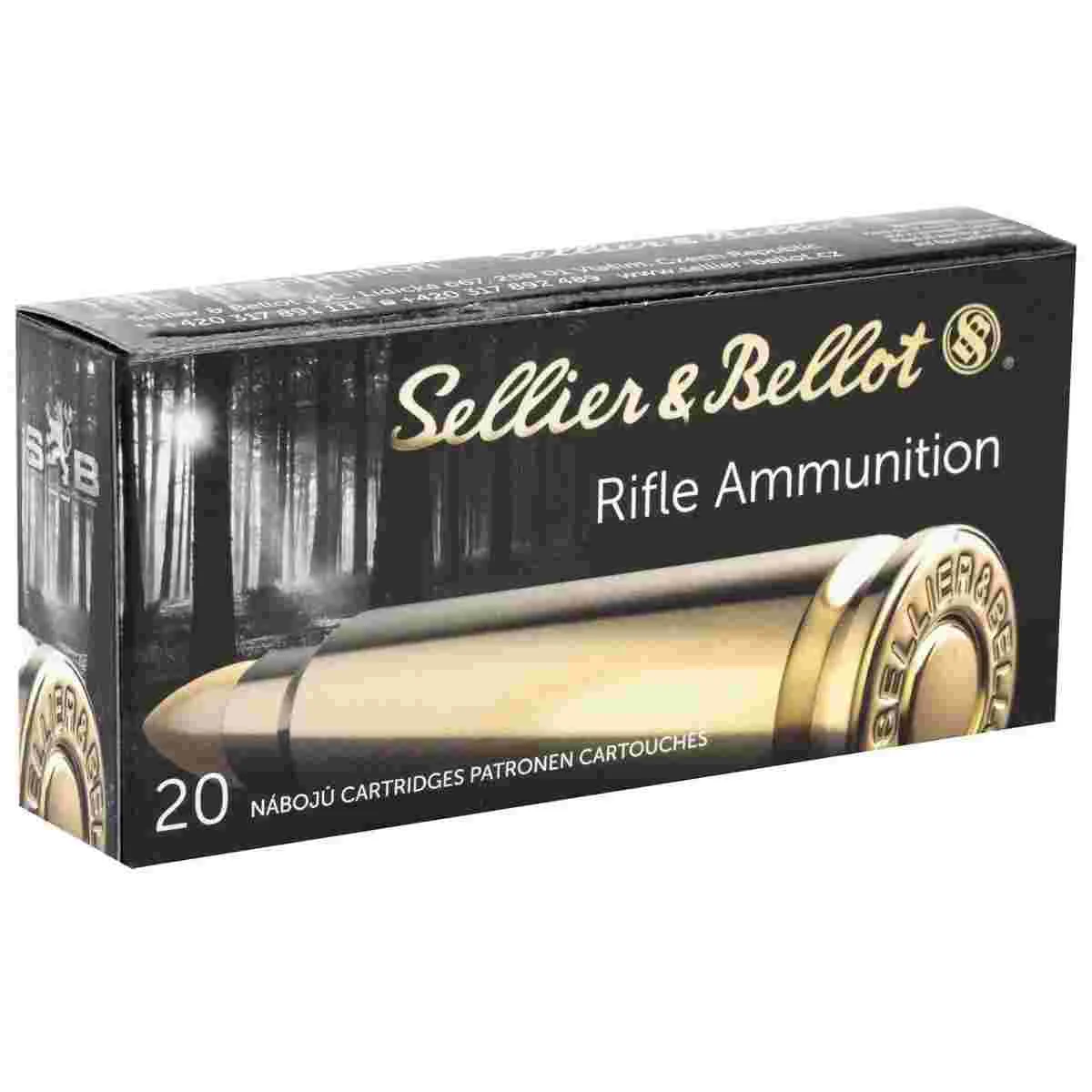 Sellier & Bellot Rifle Ammunition .30-30 Win 150 gr SP 1030 fps - 20/box